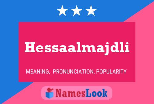 ملصق اسم Hessaalmajdli