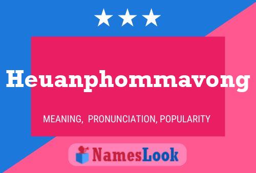 ملصق اسم Heuanphommavong