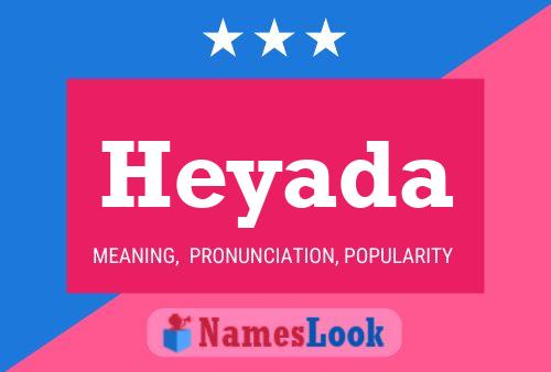 ملصق اسم Heyada