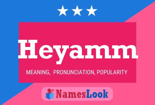 ملصق اسم Heyamm