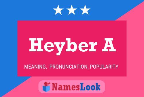 ملصق اسم Heyber A