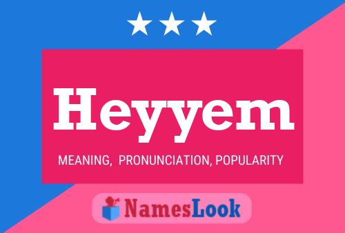 ملصق اسم Heyyem