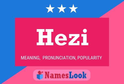 ملصق اسم Hezi