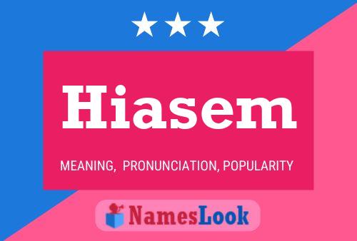 ملصق اسم Hiasem