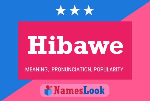 ملصق اسم Hibawe