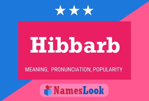 ملصق اسم Hibbarb