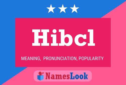 ملصق اسم Hibcl