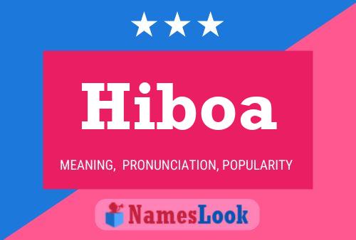 ملصق اسم Hiboa