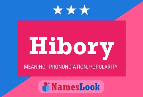 ملصق اسم Hibory