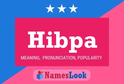 ملصق اسم Hibpa