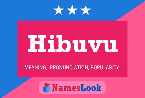 ملصق اسم Hibuvu