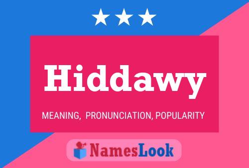 ملصق اسم Hiddawy