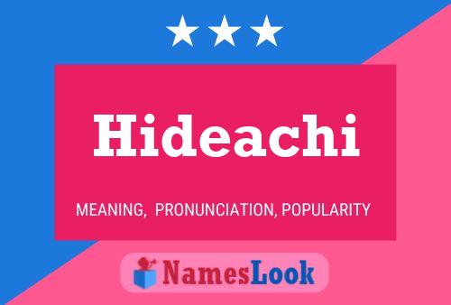 ملصق اسم Hideachi