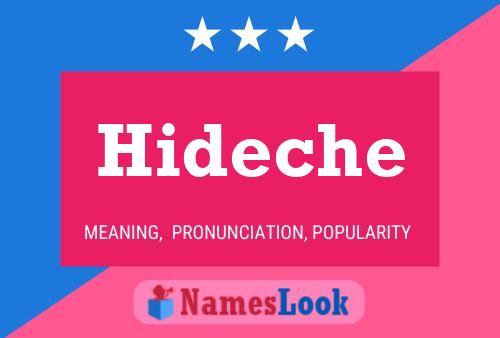 ملصق اسم Hideche