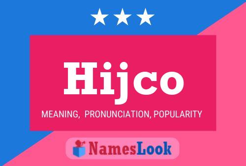 ملصق اسم Hijco