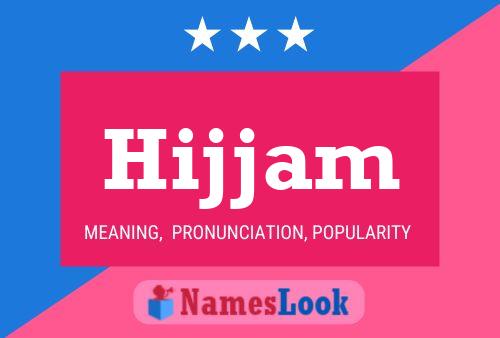 ملصق اسم Hijjam