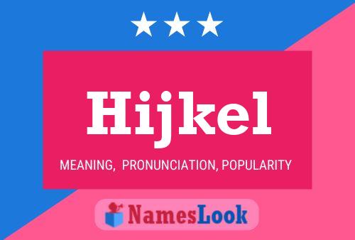 ملصق اسم Hijkel