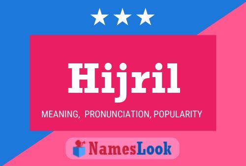 ملصق اسم Hijril