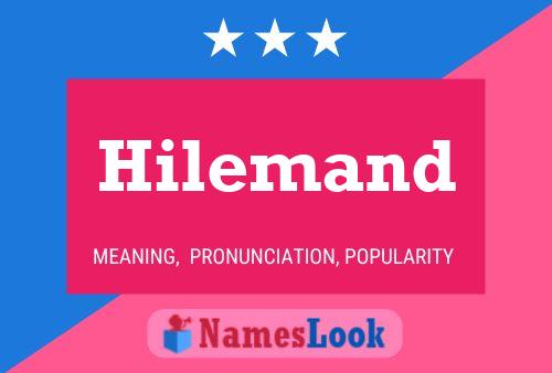 ملصق اسم Hilemand