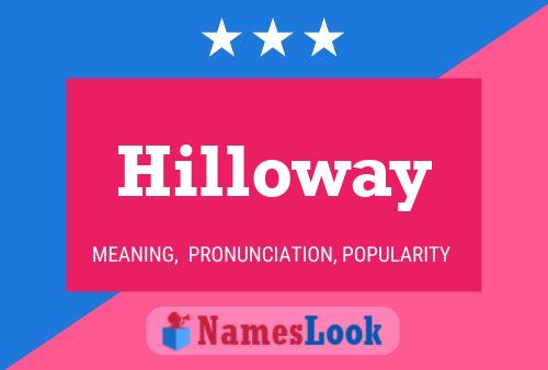 ملصق اسم Hilloway