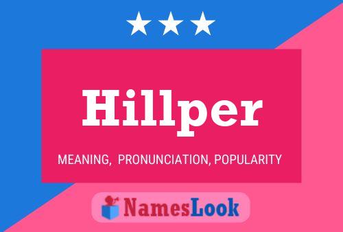 ملصق اسم Hillper