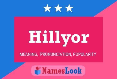 ملصق اسم Hillyor