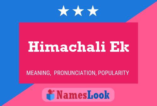 ملصق اسم Himachali Ek