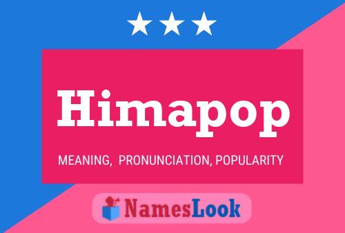 ملصق اسم Himapop