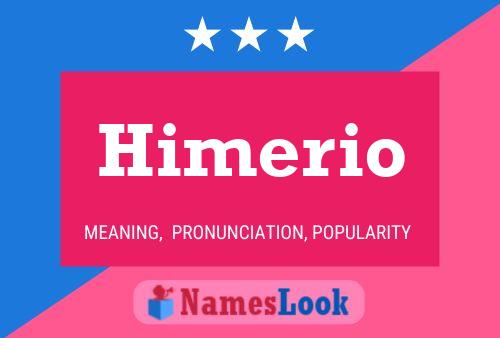 ملصق اسم Himerio