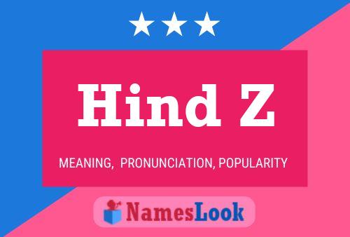 ملصق اسم Hind Z