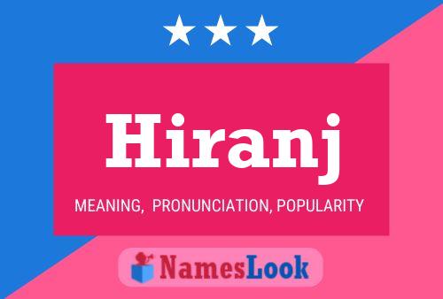 ملصق اسم Hiranj