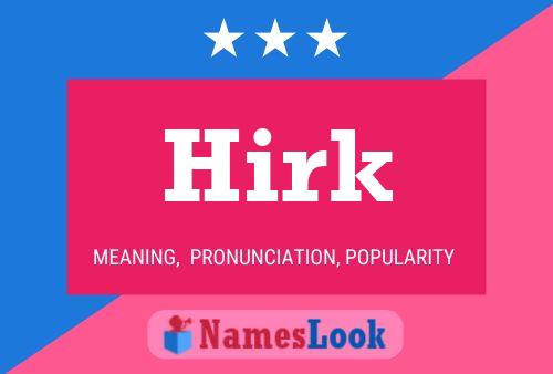 ملصق اسم Hirk