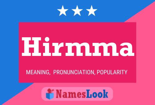 ملصق اسم Hirmma