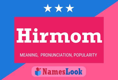 ملصق اسم Hirmom