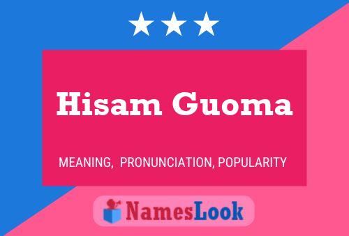 ملصق اسم Hisam Guoma