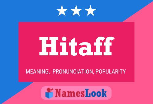 ملصق اسم Hitaff