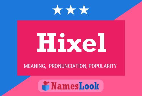 ملصق اسم Hixel