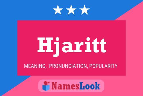 ملصق اسم Hjaritt