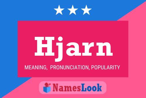 ملصق اسم Hjarn