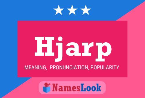 ملصق اسم Hjarp