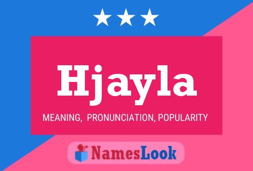 ملصق اسم Hjayla