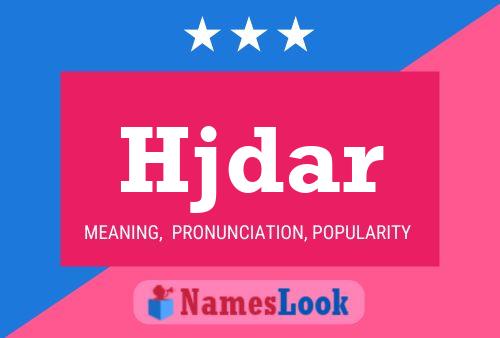 ملصق اسم Hjdar