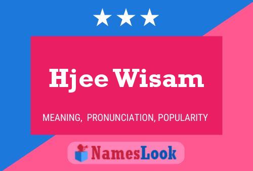 ملصق اسم Hjee Wisam