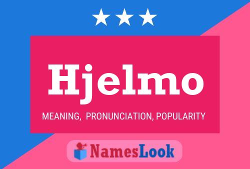 ملصق اسم Hjelmo