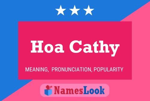 ملصق اسم Hoa Cathy