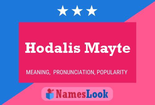 ملصق اسم Hodalis Mayte