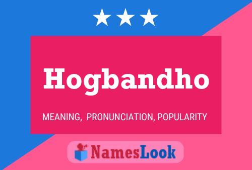 ملصق اسم Hogbandho