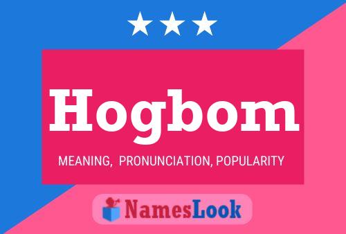 ملصق اسم Hogbom