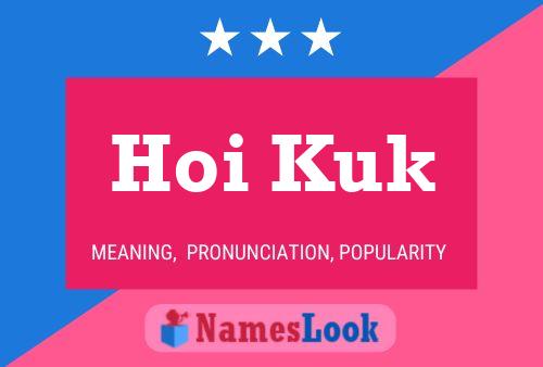 ملصق اسم Hoi Kuk