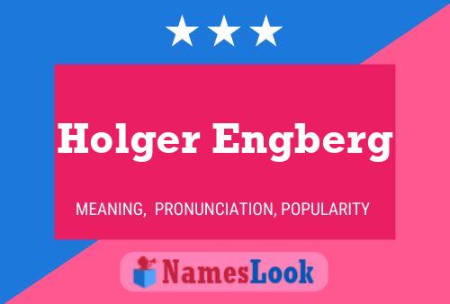 ملصق اسم Holger Engberg